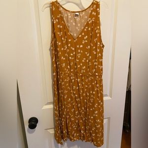 Orange Floral Sundress